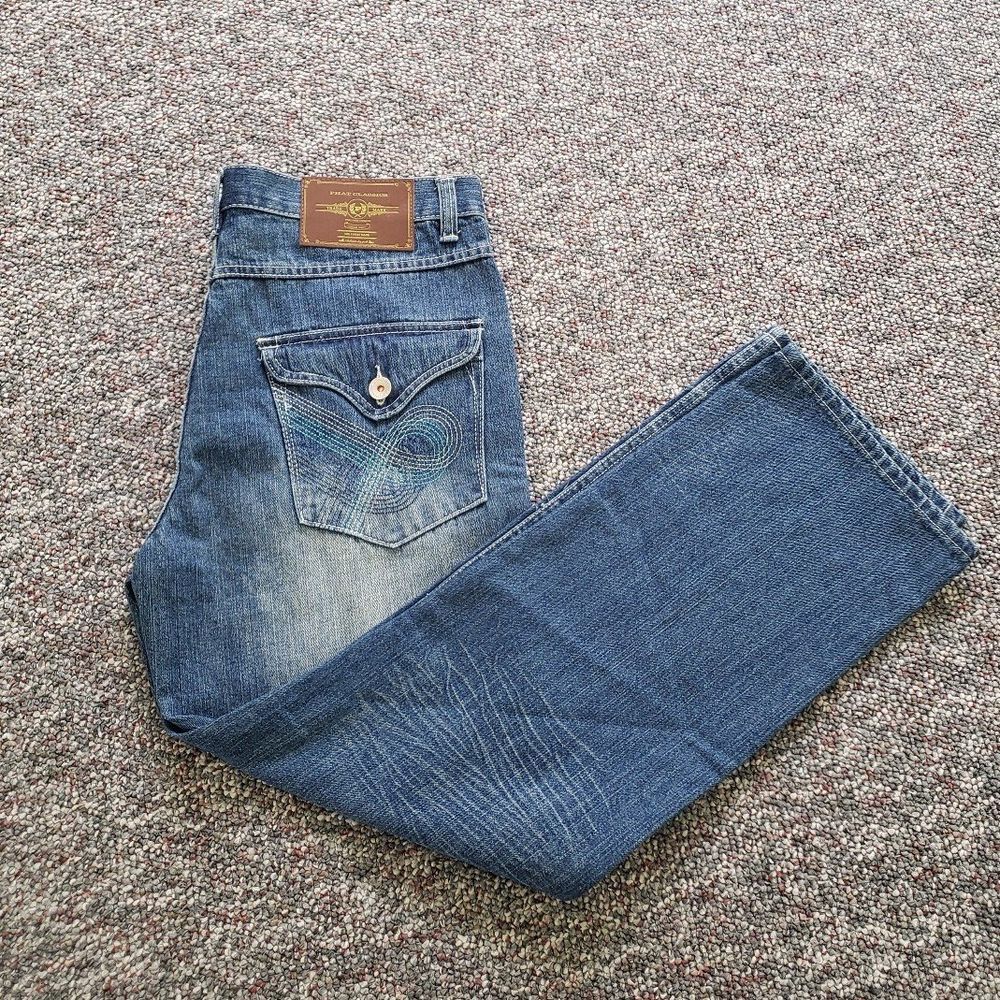 Phat Farm Men's Relaxed Blue Jeans